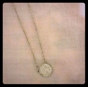 Swarovski white crystal pave neclace